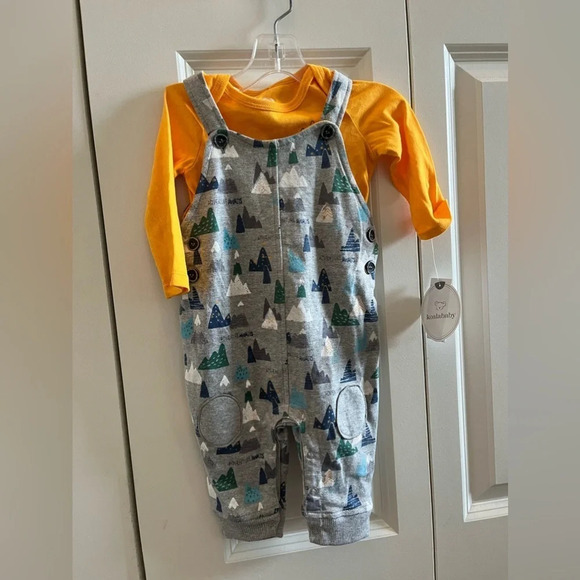 NWT Koala Baby Adventure Awaits Overalls And Bodysuit Set 3/6 M - Picture 4 of 4